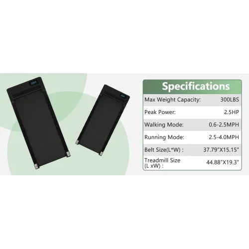 Under Desk Walking Pad Treadmill - Strideology 